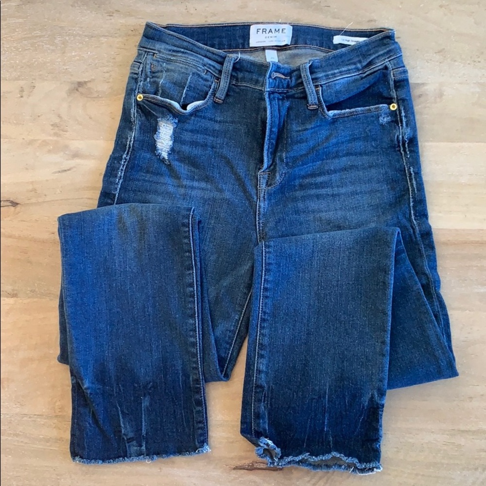 Frame Denim Le High Straight Jeans
